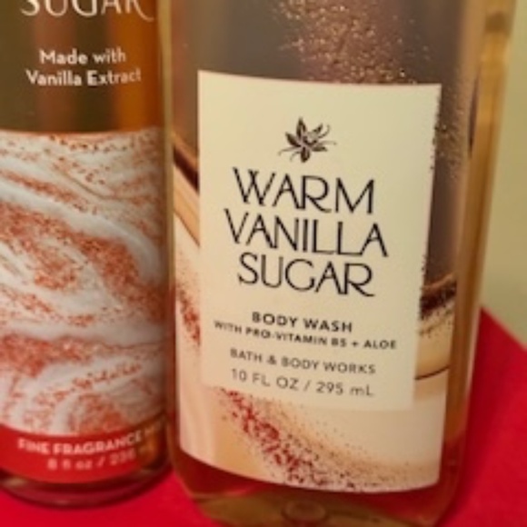 Bath & Body Works Warm Vanilla Sugar Bundle *NEW* - Picture 4 of 7